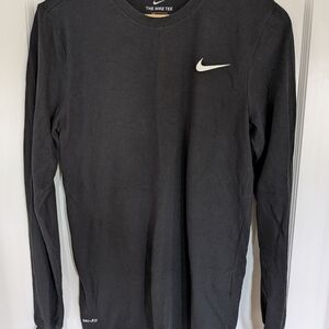 Nike Men's Black Dri-FIT Long Sleeve Tee